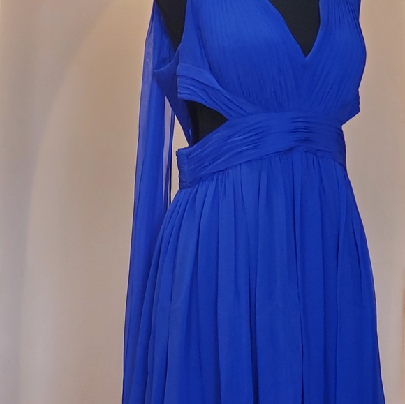 Aidan Mattox Royal Blue Special Ocassion Dress S-12 - Picture 9 of 10